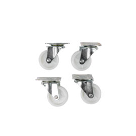 ล้อไนล่อน แป้นซิงค์ สีขาว 2"(ธรรมดา) CI20GN-U-N FT แพ็ค4อัน