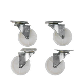 ล้อไนล่อน แป้นซิงค์ สีขาว 3"(ธรรมดา) CI30GN-U-N FT แพ็ค4อัน