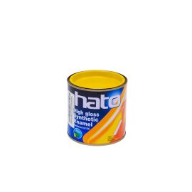 สีน้ำมันเคลือบเงา HATO S684 สีเหลือง (ปอนด์)
