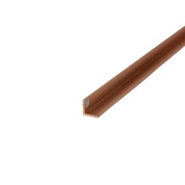 คิ้วอลูมิเนียมตัวที 10mm. สีพิงค์โกลด์เงา ALT10300