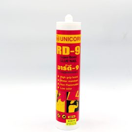 กาวตะปูสูตรน้ำ RD-9 unicorn สีขาว