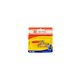 บอลวาล์วเกลียวนอก+เกลียวนอก HI-TOP BV-MM 1/4 (ชุด)