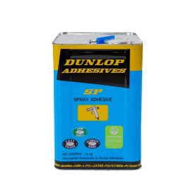 กาวยาง Dunlop ชนิดพ่น/สีฟ้า 12Kg. (ปิ๊ป)