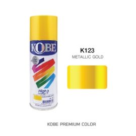 สีสเปรย์ KOBE K123 METALLIC GOLD